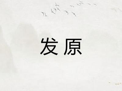 发原