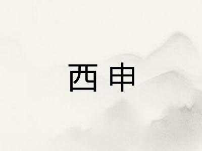 西申 西申