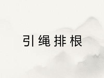 引绳排根