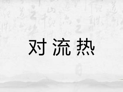 对流热 对流热
