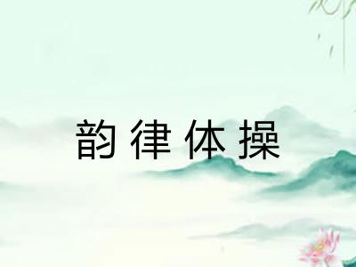 韵律体操 韵律体操