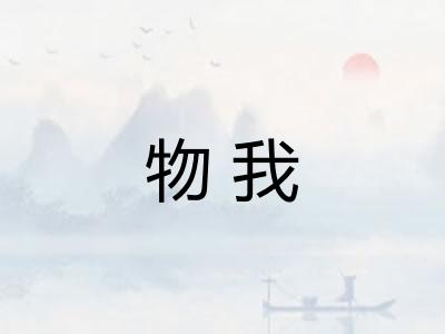 物我
