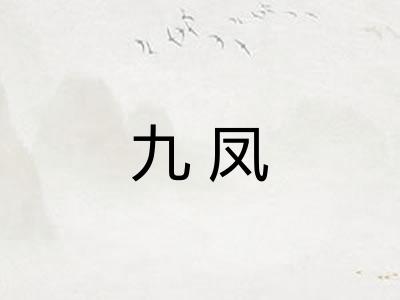 九凤