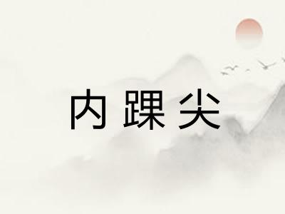 内踝尖 内踝尖