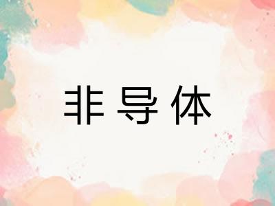 非导体 非导体