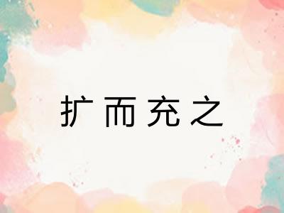 扩而充之