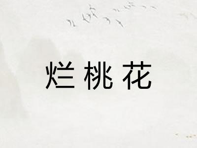 烂桃花 烂桃花
