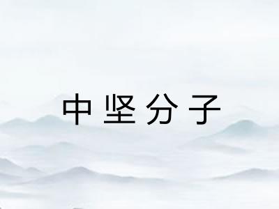 中坚分子 中坚分子