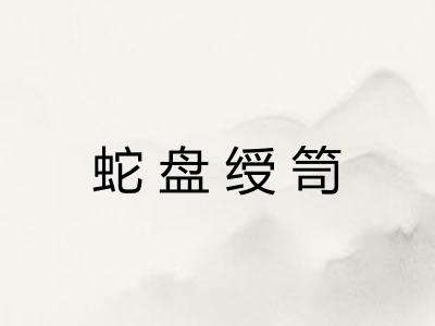 蛇盘绶笥 蛇盘绶笥