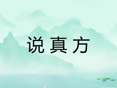 说真方