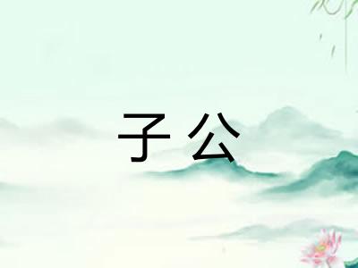 子公 子公