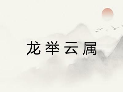 龙举云属