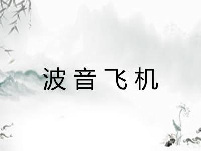 波音飞机 波音飞机