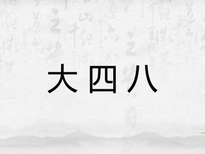 大四八