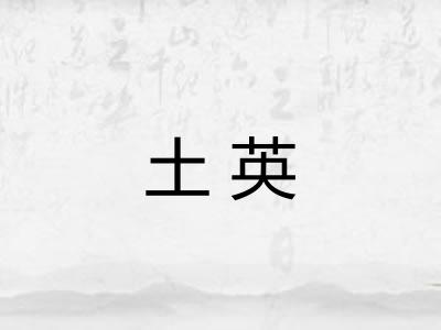 土英 土英