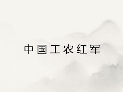 中国工农红军