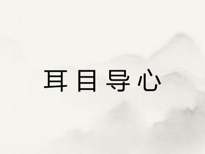 耳目导心