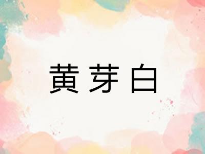 黄芽白