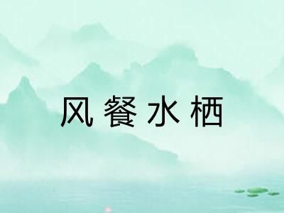 风餐水栖 风餐水栖