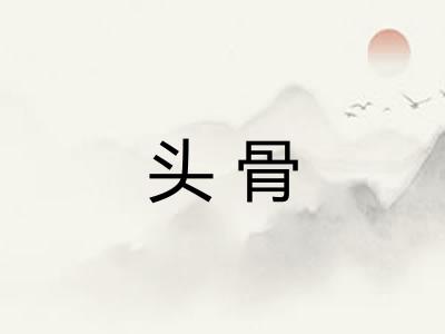 头骨