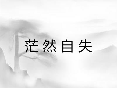 茫然自失 茫然自失