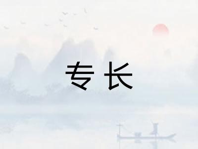 专长