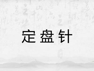 定盘针 定盘针