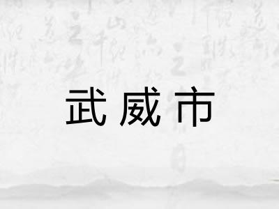 武威市