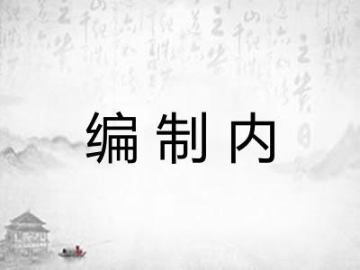 编制内 编制内