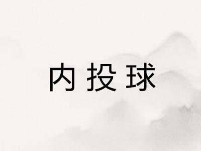 内投球
