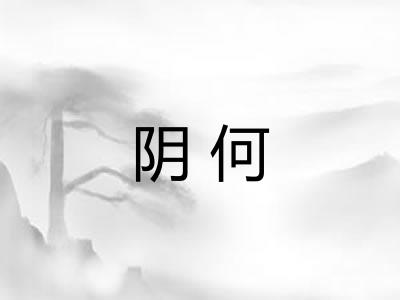 阴何 阴何