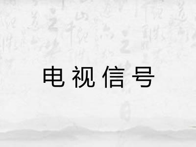 电视信号