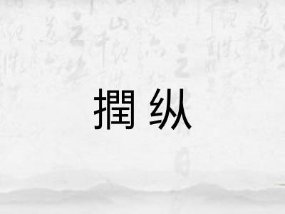 撋纵