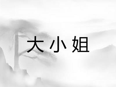 大小姐 大小姐