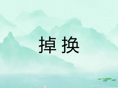 掉换 掉换