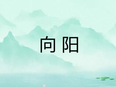 向阳