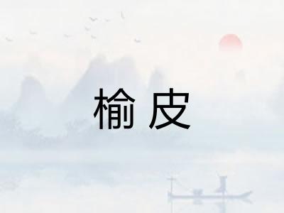 榆皮