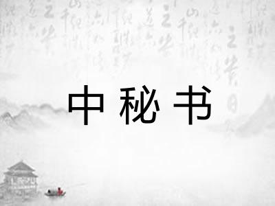 中秘书 中秘书
