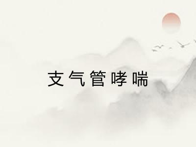 支气管哮喘 支气管哮喘