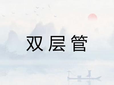 双层管 双层管