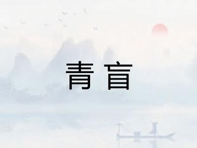 青盲 青盲