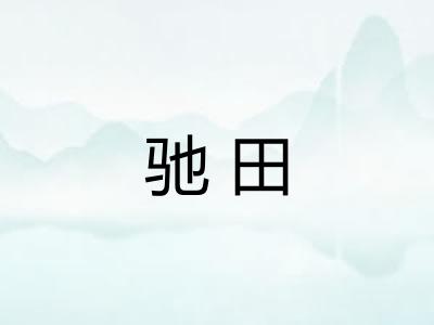 驰田