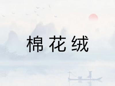 棉花绒 棉花绒
