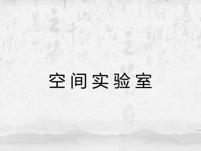 空间实验室 空间实验室