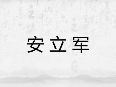 安立军