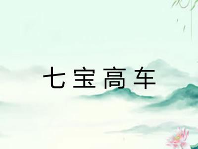 七宝高车 七宝高车