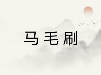 马毛刷