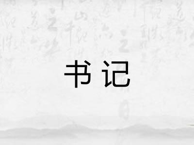 书记 书记