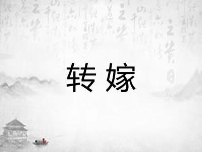 转嫁 转嫁