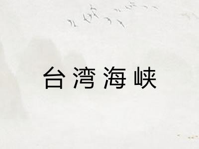 台湾海峡 台湾海峡